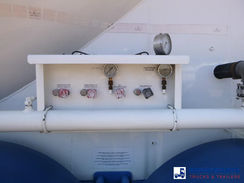 Tanker semi-trailer SPITZER Powder tank alu 37 m3 / 1 comp: picture 6