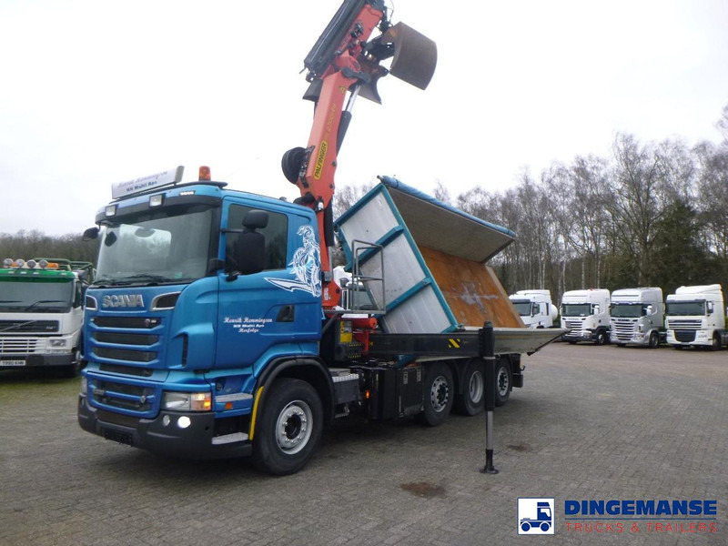 Scania R 500 8X2 tipper + Palfinger PK27001 EHD - Crane truck: picture 5 Scania R 500 8X2 tipper + Palfinger PK27001 EHD - Crane truck: picture 5