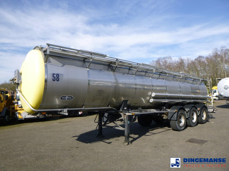 Van Hool Chemical tank inox 24 m3 / 1 comp - Tanker semi-trailer: picture 1 Van Hool Chemical tank inox 24 m3 / 1 comp - Tanker semi-trailer: picture 1
