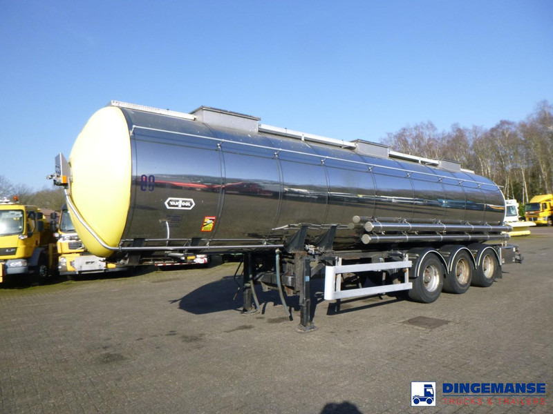 Van Hool Chemical tank inox 30 m3 / 1 comp - Tanker semi-trailer: picture 1 Van Hool Chemical tank inox 30 m3 / 1 comp - Tanker semi-trailer: picture 1