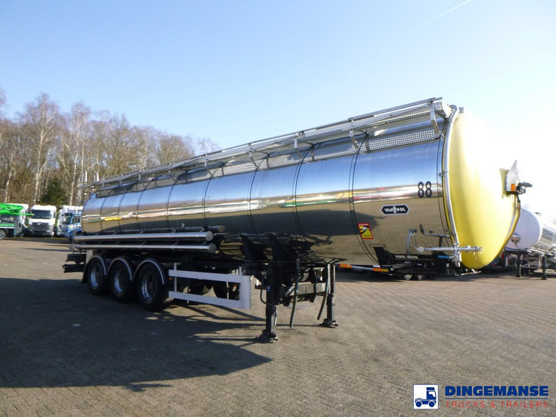 Van Hool Chemical tank inox 30 m3 / 1 comp - Tanker semi-trailer: picture 2 Van Hool Chemical tank inox 30 m3 / 1 comp - Tanker semi-trailer: picture 2