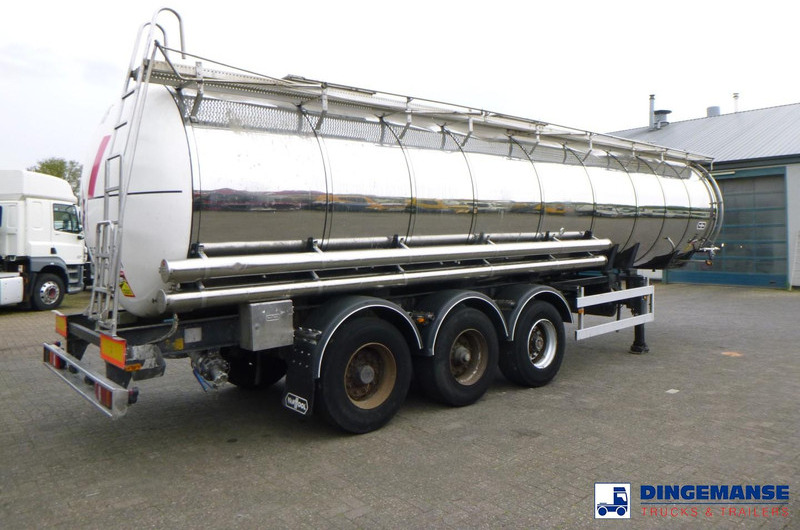 Van Hool Chemical tank inox L4BH 30 m3 / 3 comp - Tanker semi-trailer: picture 4 Van Hool Chemical tank inox L4BH 30 m3 / 3 comp - Tanker semi-trailer: picture 4