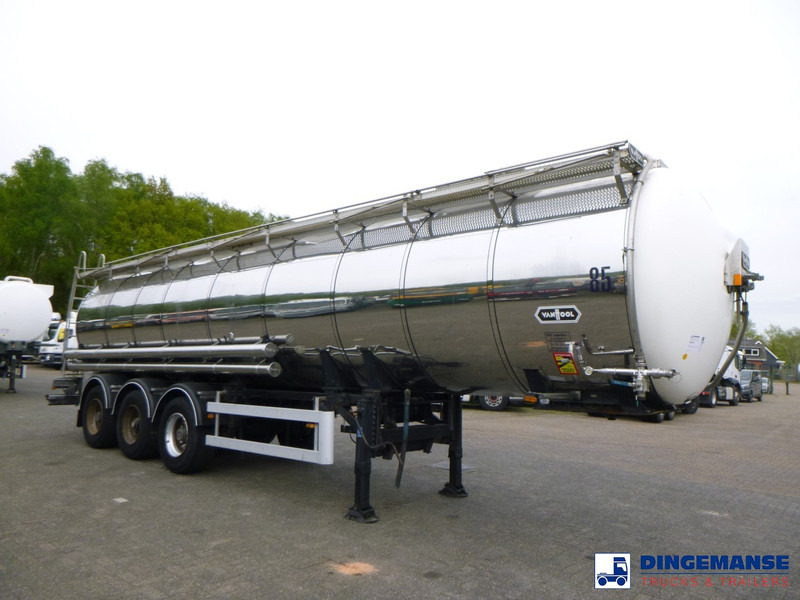 Van Hool Chemical tank inox L4BH 30 m3 / 3 comp - Tanker semi-trailer: picture 2 Van Hool Chemical tank inox L4BH 30 m3 / 3 comp - Tanker semi-trailer: picture 2