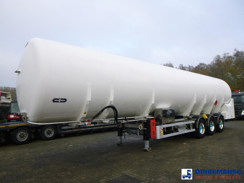 Van Hool Cryogenic tank inox 58.6 m3 / 1 comp / R10,4BN (methane/argon/nitrogen) - Tanker semi-trailer: picture 1 Van Hool Cryogenic tank inox 58.6 m3 / 1 comp / R10,4BN (methane/argon/nitrogen) - Tanker semi-trailer: picture 1