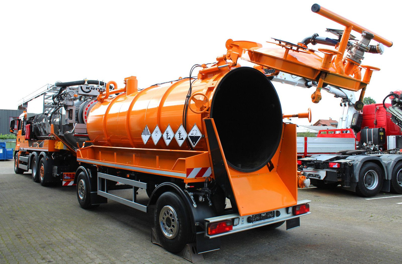 Kutschke / Kroll 10m³ Saug u.Druck ADR INOX - Tanker trailer: picture 2 Kutschke / Kroll 10m³ Saug u.Druck ADR INOX - Tanker trailer: picture 2
