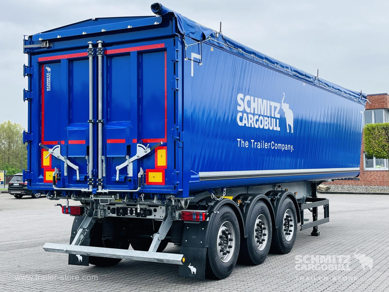 SCHMITZ Auflieger Kipper Alukastenmulde 50m³ - Tipper semi-trailer: picture 2 SCHMITZ Auflieger Kipper Alukastenmulde 50m³ - Tipper semi-trailer: picture 2