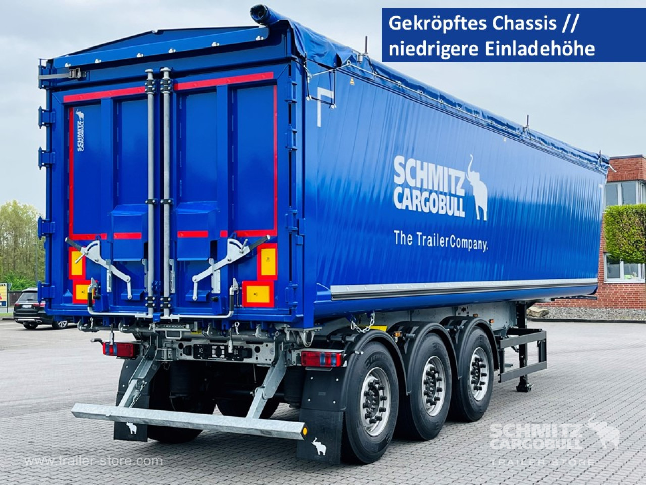 SCHMITZ Auflieger Kipper Alukastenmulde 50m³ - Tipper semi-trailer: picture 1 SCHMITZ Auflieger Kipper Alukastenmulde 50m³ - Tipper semi-trailer: picture 1