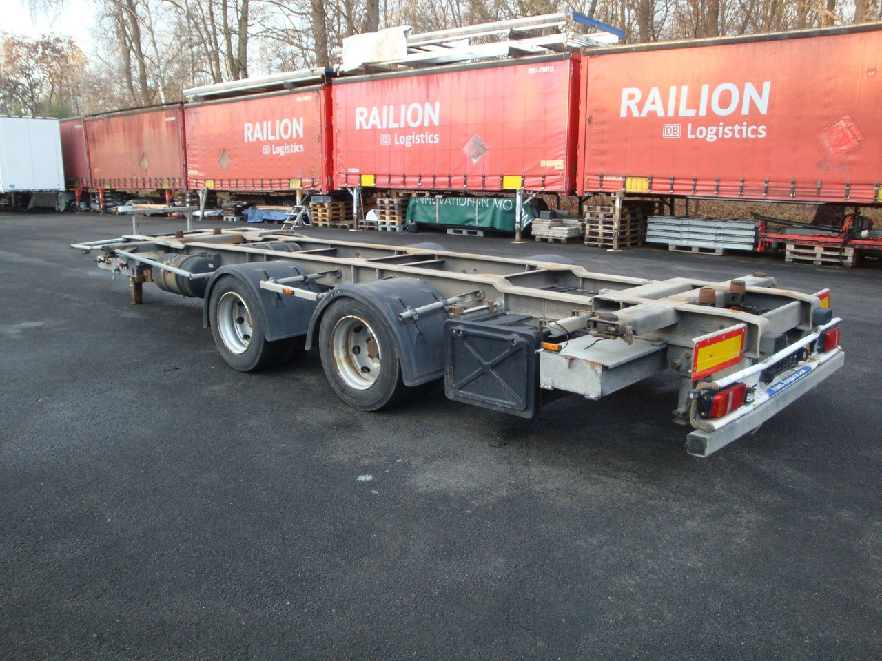 Obermaier W190 ZLU Jumbo Tandem BDF C 7820 7,82 verzinkt - Container transporter/ Swap body trailer: picture 3 Obermaier W190 ZLU Jumbo Tandem BDF C 7820 7,82 verzinkt - Container transporter/ Swap body trailer: picture 3