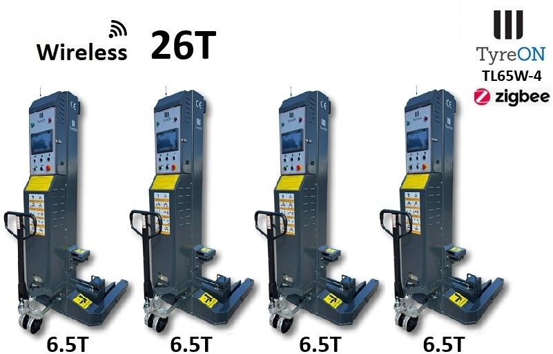 TL65W-4 26T wireless - 4 x 6.5 T - Battery 24V DC / 3 kW per column - Large colour touch display - Garage equipment: picture 2 TL65W-4 26T wireless - 4 x 6.5 T - Battery 24V DC / 3 kW per column - Large colour touch display - Garage equipment: picture 2