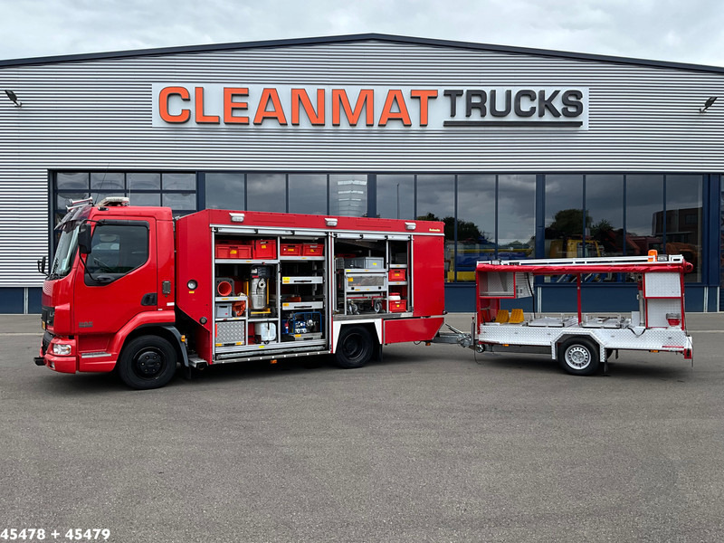 DAF FA 45 LF 150 Brandweer materiaalwagen + Mucar M5A-FOX Brandweer materiaal aanhangwagen - Fire engine: picture 1 DAF FA 45 LF 150 Brandweer materiaalwagen + Mucar M5A-FOX Brandweer materiaal aanhangwagen - Fire engine: picture 1