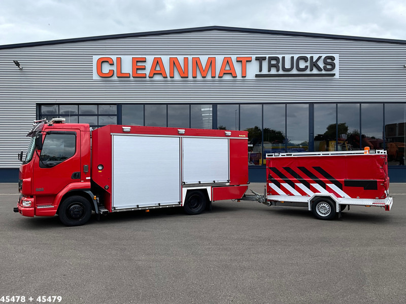 DAF FA 45 LF 150 Brandweer materiaalwagen + Mucar M5A-FOX Brandweer materiaal aanhangwagen - Fire engine: picture 2 DAF FA 45 LF 150 Brandweer materiaalwagen + Mucar M5A-FOX Brandweer materiaal aanhangwagen - Fire engine: picture 2