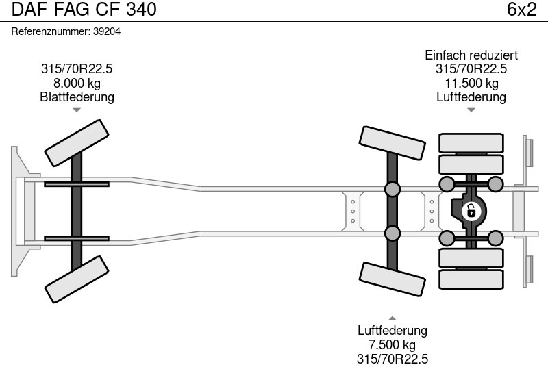 Leasing of DAF FAG CF 340 DAF FAG CF 340: picture 8