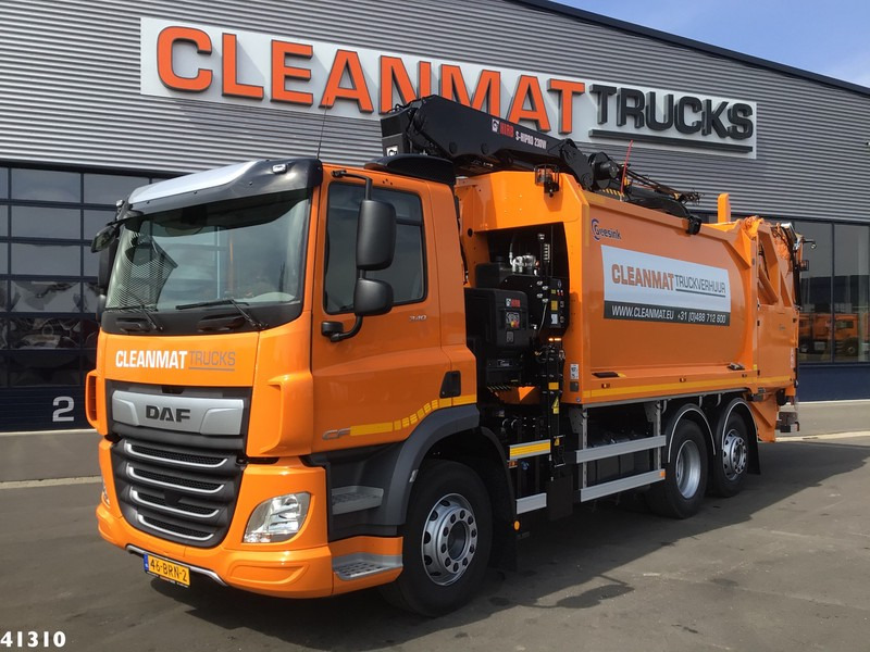 DAF FAN CF 340 Hiab 23 ton/meter laadkraan - Refuse truck: picture 1 DAF FAN CF 340 Hiab 23 ton/meter laadkraan - Refuse truck: picture 1