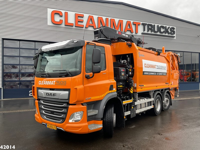 DAF FAN CF 340 Hiab 23 ton/meter laadkraan Welvaarts weighing system - Refuse truck: picture 2 DAF FAN CF 340 Hiab 23 ton/meter laadkraan Welvaarts weighing system - Refuse truck: picture 2
