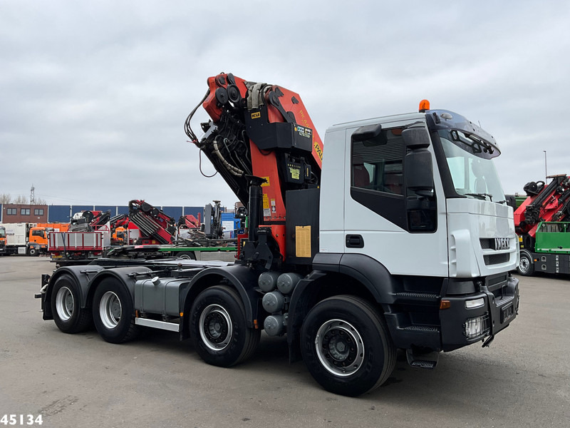 Crane truck Iveco Stralis AD410T44 8x4 Palfinger 44 Tonmeter laadkraan + Fly-Jib Just 222.398 km!: picture 7