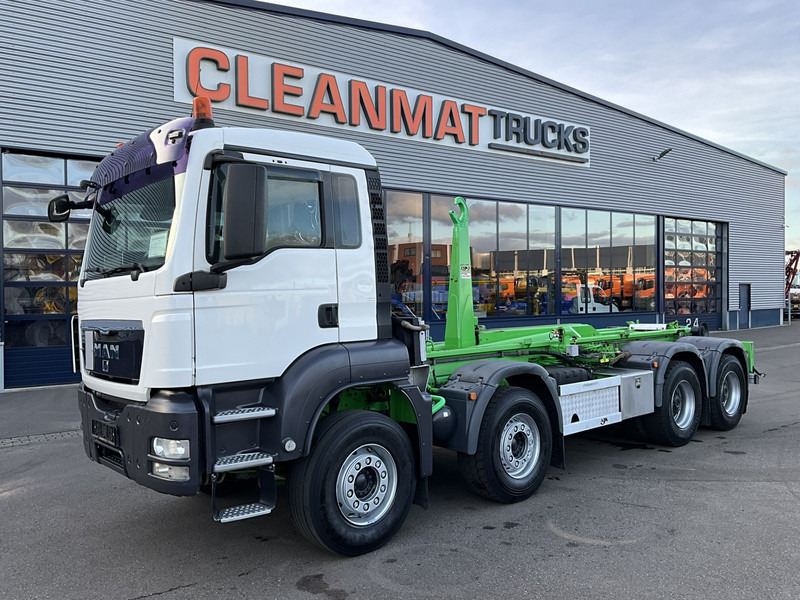 MAN TGA 41.440 8x4 Full Steel AJK 26 Ton Haakarmsysteem - Hook lift truck: picture 2 MAN TGA 41.440 8x4 Full Steel AJK 26 Ton Haakarmsysteem - Hook lift truck: picture 2
