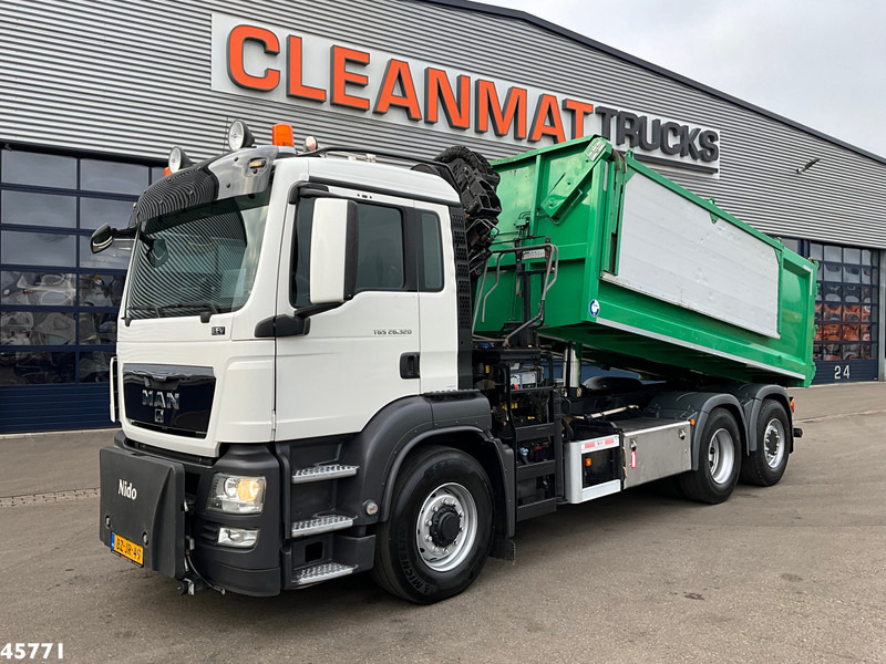MAN TGS 26.320 6x2 Hiab 14 Tonmeter laadkraan Just 165.674 km! - Tipper, Crane truck: picture 2 MAN TGS 26.320 6x2 Hiab 14 Tonmeter laadkraan Just 165.674 km! - Tipper, Crane truck: picture 2