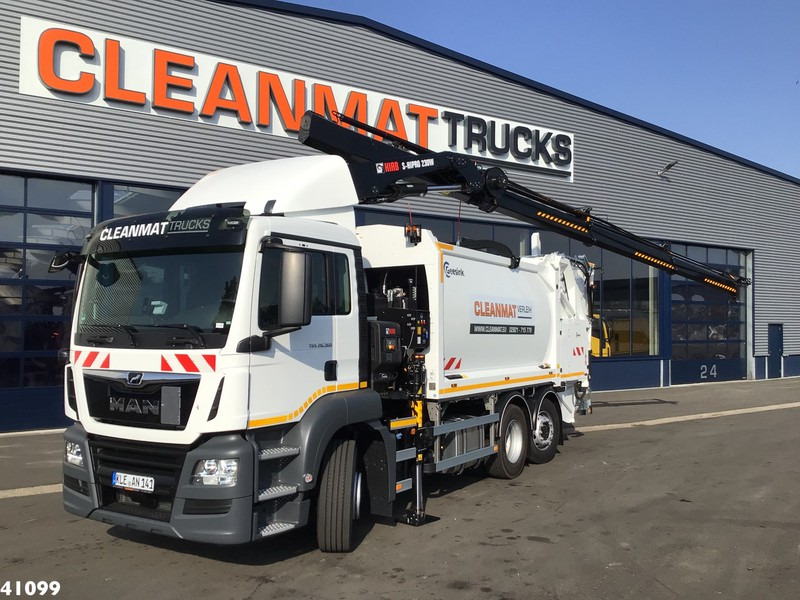 MAN TGS 26.360 Hiab 23 ton/meter laadkraan - Refuse truck: picture 1 MAN TGS 26.360 Hiab 23 ton/meter laadkraan - Refuse truck: picture 1