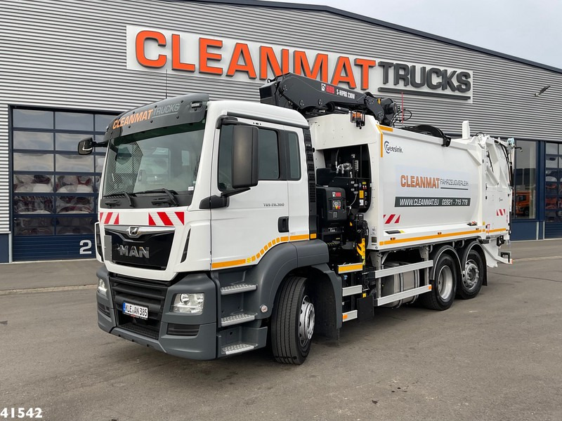 MAN TGS 26.360 Hiab 23 ton/meter laadkraan - Refuse truck: picture 1 MAN TGS 26.360 Hiab 23 ton/meter laadkraan - Refuse truck: picture 1