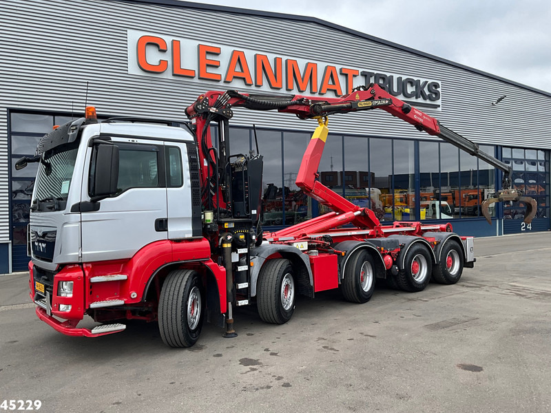 MAN TGS 41.440 10x4 Euro 6 Palfinger 17 Tonmeter Z-kraan - Hook lift truck, Crane truck: picture 1 MAN TGS 41.440 10x4 Euro 6 Palfinger 17 Tonmeter Z-kraan - Hook lift truck, Crane truck: picture 1