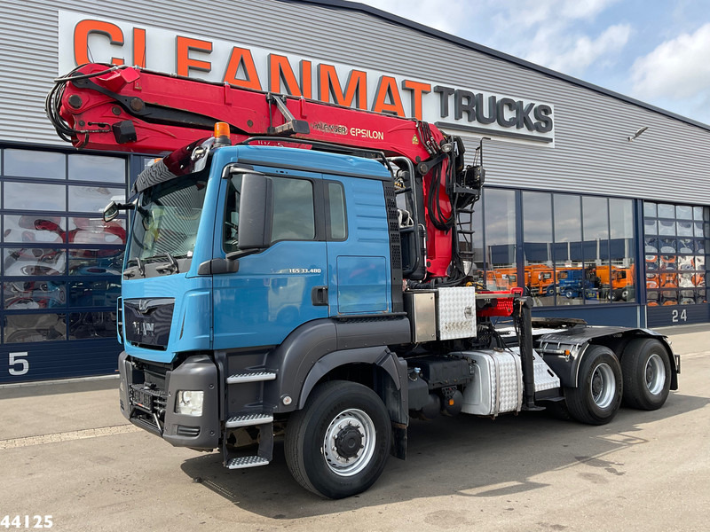 MAN TGS 33.480 6x6 Euro 6 Palfinger 27 Tonmeter boomkraan - Tractor unit: picture 2 MAN TGS 33.480 6x6 Euro 6 Palfinger 27 Tonmeter boomkraan - Tractor unit: picture 2