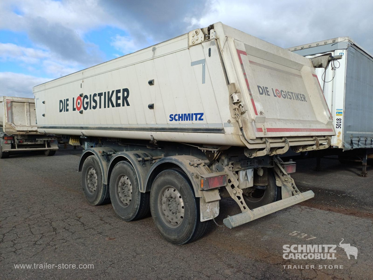 SCHMITZ Auflieger Kipper Alukastenmulde 24m³ - Tipper semi-trailer: picture 4 SCHMITZ Auflieger Kipper Alukastenmulde 24m³ - Tipper semi-trailer: picture 4