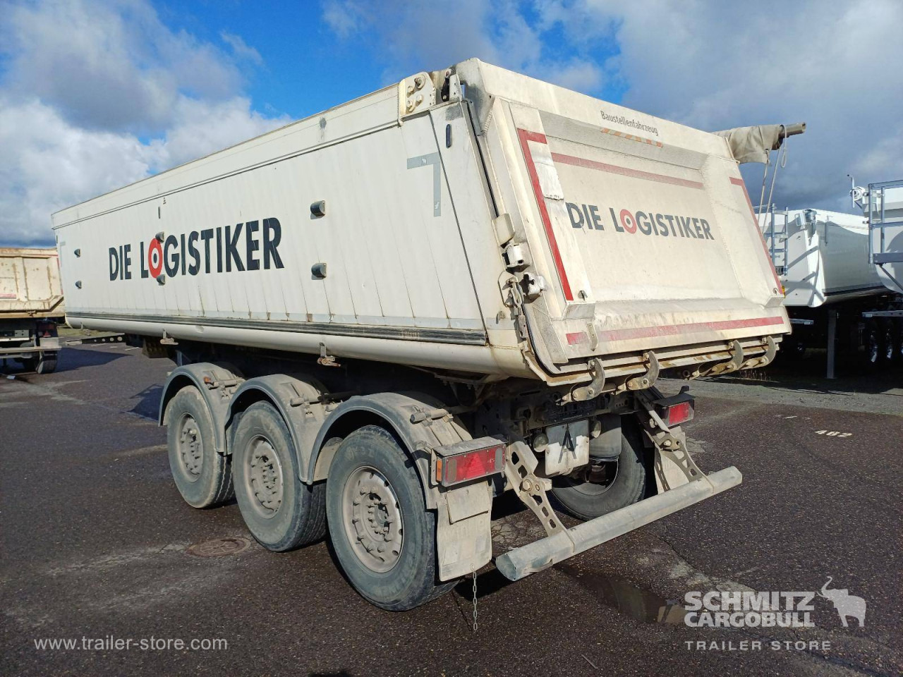 SCHMITZ Auflieger Kipper Alukastenmulde 24m³ - Tipper semi-trailer: picture 5 SCHMITZ Auflieger Kipper Alukastenmulde 24m³ - Tipper semi-trailer: picture 5