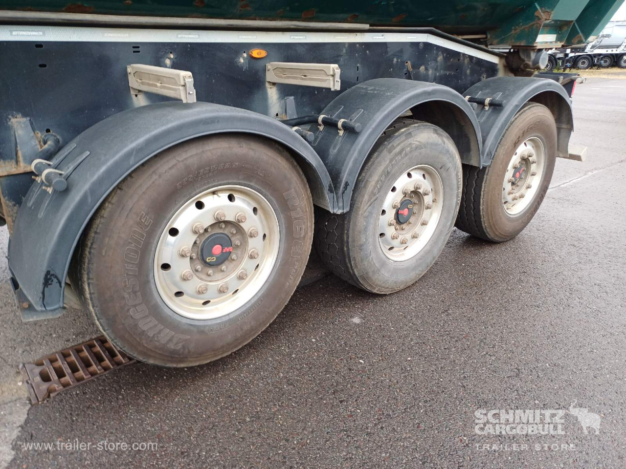 Tipper semi-trailer SCHWARZMUELLER Auflieger Kipper Stahlrundmulde 26m³: picture 11