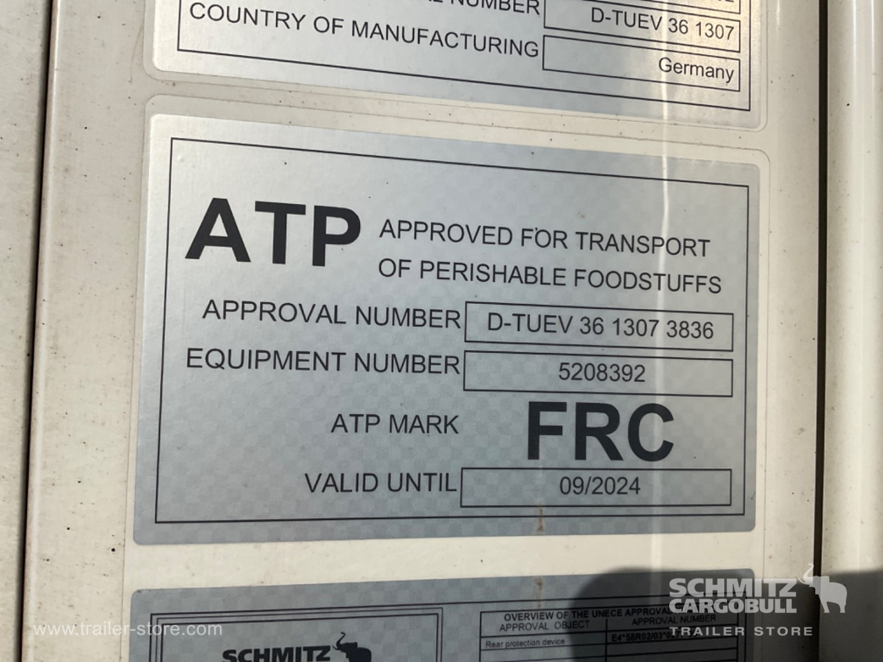 Isothermal semi-trailer SCHMITZ Reefer Standard Double deck: picture 6 Isothermal semi-trailer SCHMITZ Reefer Standard Double deck: picture 6