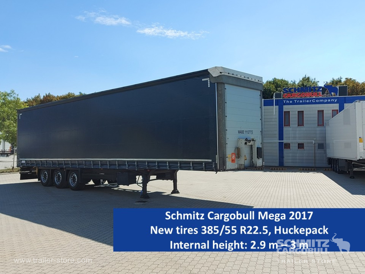 SCHMITZ Curtainsider Mega - Curtainsider semi-trailer: picture 1 SCHMITZ Curtainsider Mega - Curtainsider semi-trailer: picture 1