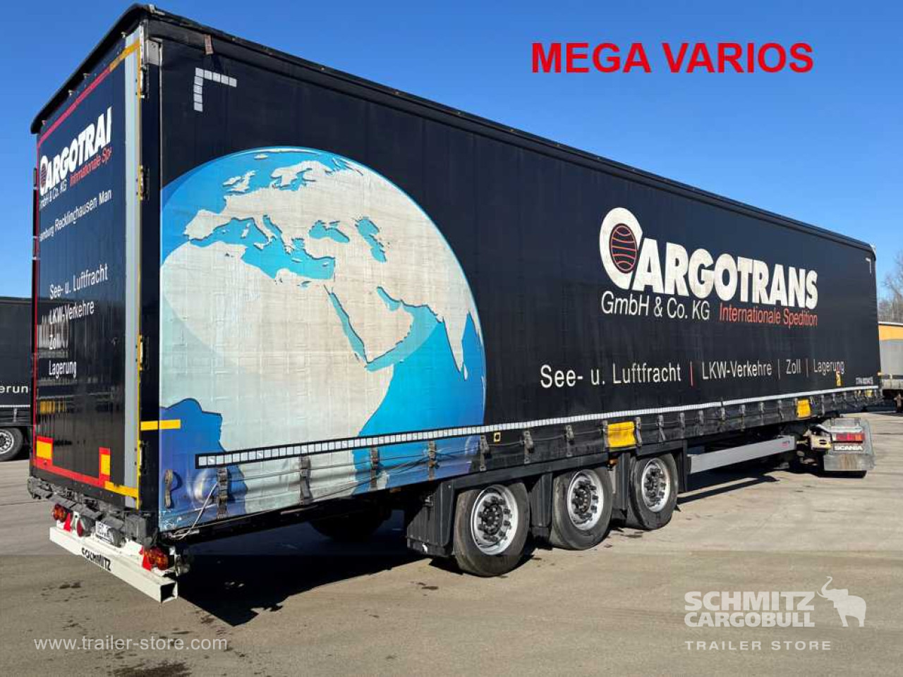 SCHMITZ Curtainsider Mega - Curtainsider semi-trailer: picture 1 SCHMITZ Curtainsider Mega - Curtainsider semi-trailer: picture 1