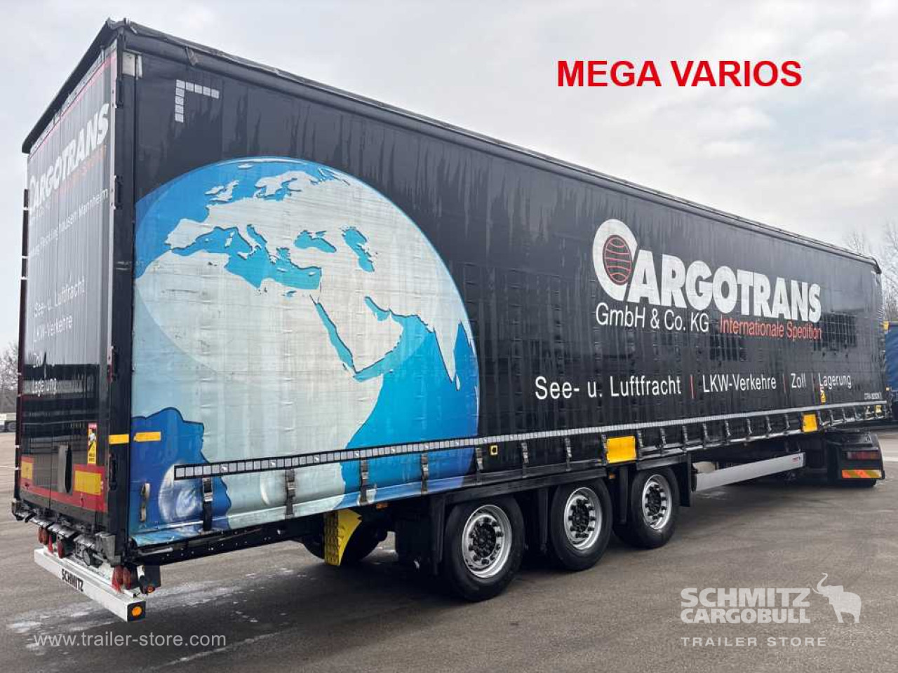 SCHMITZ Curtainsider Mega - Curtainsider semi-trailer: picture 1 SCHMITZ Curtainsider Mega - Curtainsider semi-trailer: picture 1