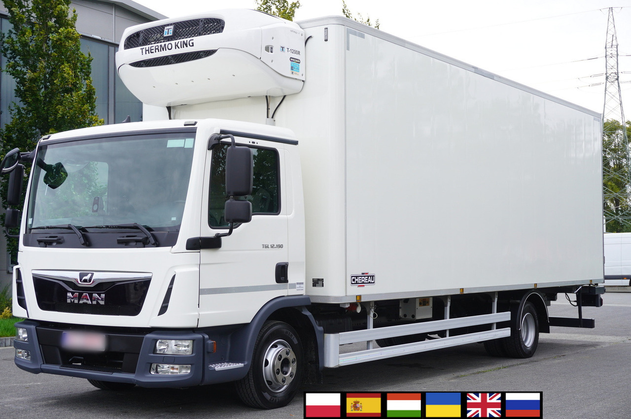 MAN TGL 12.190 / CHEREAU Refrigerator 18 PAL multitemperature / Thermoking T-1200R / 100,000 km - Refrigerated truck: picture 1 MAN TGL 12.190 / CHEREAU Refrigerator 18 PAL multitemperature / Thermoking T-1200R / 100,000 km - Refrigerated truck: picture 1