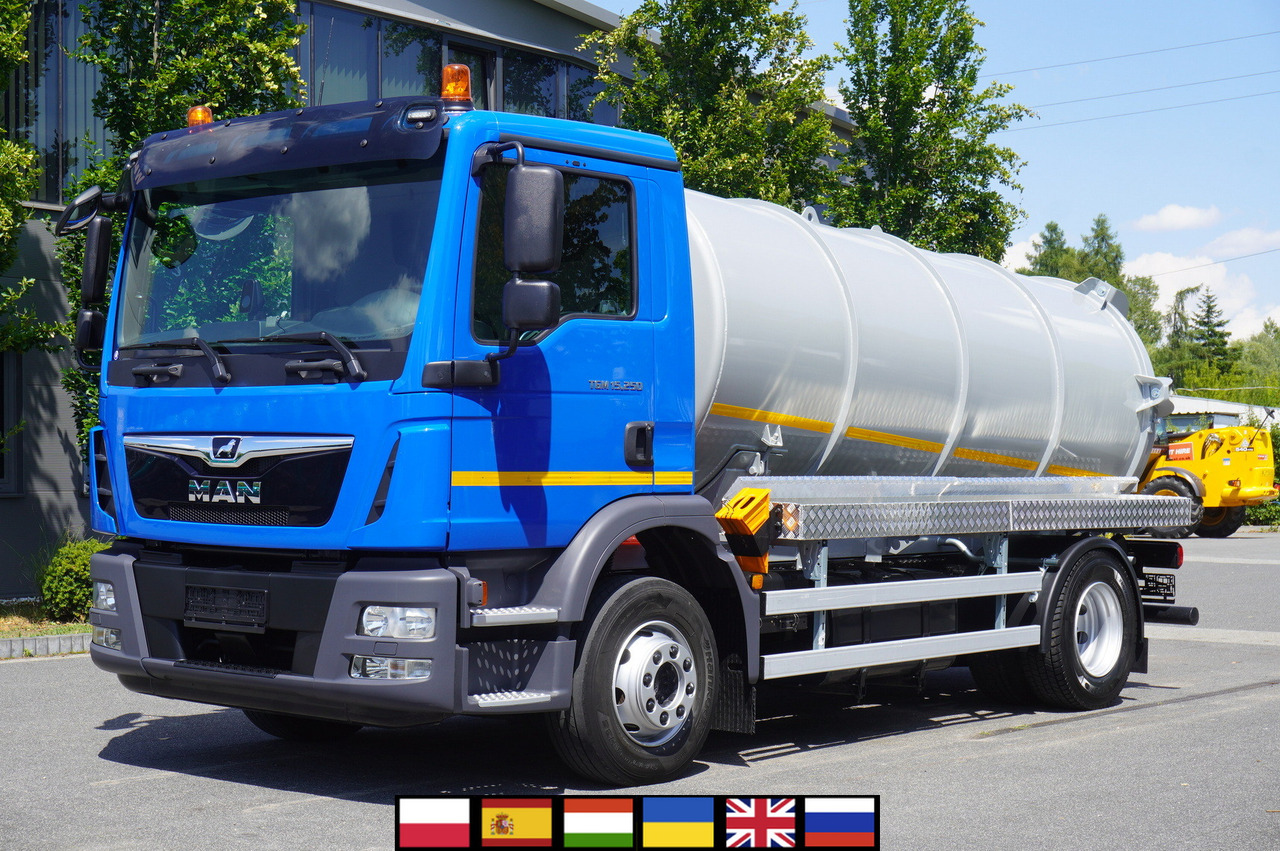 MAN TGM 15.250 / NEW septic tank (07/2025) superstructure 8000 l / 160 tho. km! - Tanker truck: picture 1 MAN TGM 15.250 / NEW septic tank (07/2025) superstructure 8000 l / 160 tho. km! - Tanker truck: picture 1