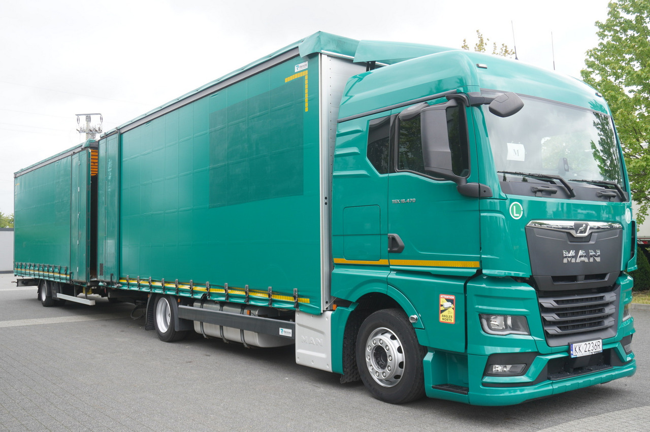 MAN TGX 18.470 / Trailer 19 EPAL / Curtainsider 19 EPAL / 2022 / Retarder / 15 units - Curtain side truck: picture 2 MAN TGX 18.470 / Trailer 19 EPAL / Curtainsider 19 EPAL / 2022 / Retarder / 15 units - Curtain side truck: picture 2