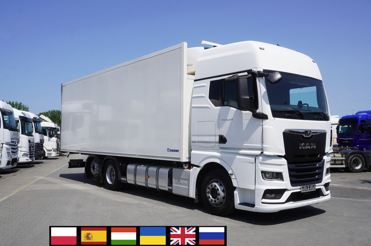 MAN TGX 26.470 / 2022 / Krone Refrigerator 40 EPAL Multitemp Dopplestock / Carrier Supra 950 MT - Refrigerated truck: picture 1 MAN TGX 26.470 / 2022 / Krone Refrigerator 40 EPAL Multitemp Dopplestock / Carrier Supra 950 MT - Refrigerated truck: picture 1