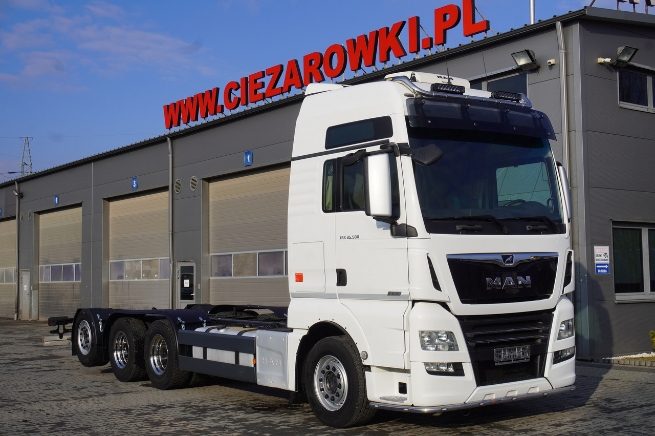 MAN TGX 35.580 E6 8x4/4 - 8.8m chassis frame - Crane truck: picture 1 MAN TGX 35.580 E6 8x4/4 - 8.8m chassis frame - Crane truck: picture 1