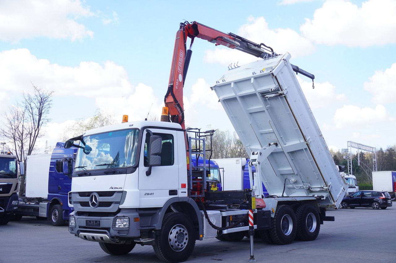 MERCEDES-BENZ Actros 2641 6×4 E5 / Crane / Dumper / 110000 km! - Tipper, Crane truck: picture 2 MERCEDES-BENZ Actros 2641 6×4 E5 / Crane / Dumper / 110000 km! - Tipper, Crane truck: picture 2