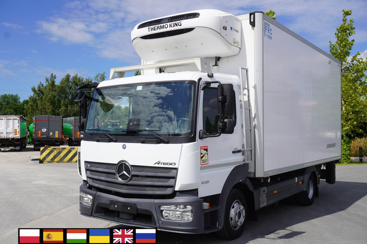 MERCEDES-BENZ Atego 1021 / Lamberet meat hook refrigerator / Carcass elevator 1000 kg / Thermoking T800 R - Refrigerated truck, Crane truck: picture 1 MERCEDES-BENZ Atego 1021 / Lamberet meat hook refrigerator / Carcass elevator 1000 kg / Thermoking T800 R - Refrigerated truck, Crane truck: picture 1