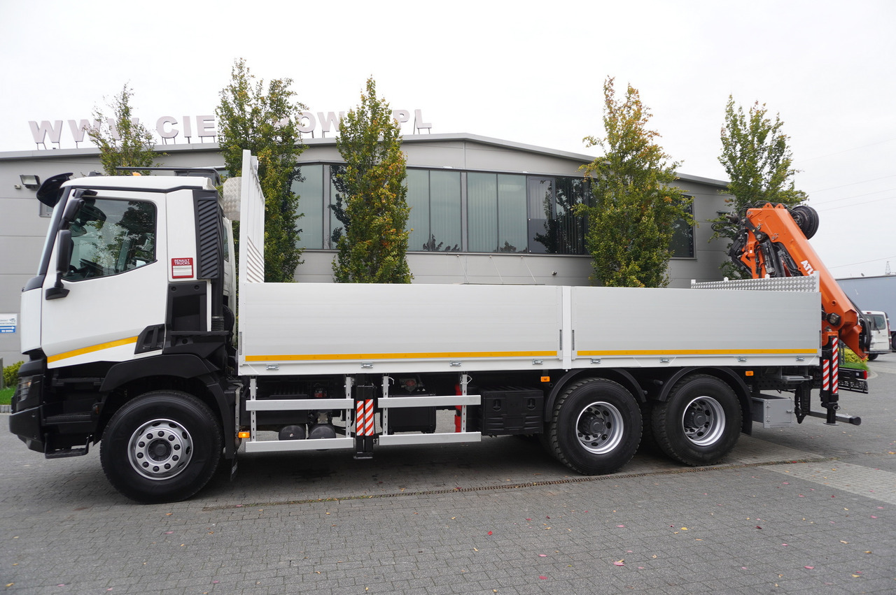 RENAULT C380 Comfort 6x4 / Atlas 172.3E crane / Range 12.3 m / capacity 6.1 t / Flatbed 17 EPAL - Crane truck: picture 4 RENAULT C380 Comfort 6x4 / Atlas 172.3E crane / Range 12.3 m / capacity 6.1 t / Flatbed 17 EPAL - Crane truck: picture 4