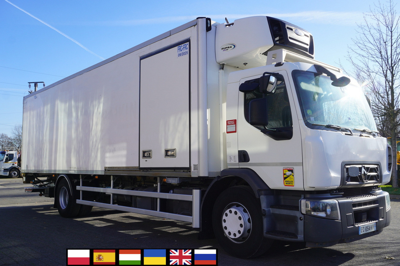 RENAULT D19 Wide 4x2 E6 / Lamberet 22 EPAL refrigerator / Multitemperature / Carrier Supra 1250 MT - Refrigerated truck: picture 1 RENAULT D19 Wide 4x2 E6 / Lamberet 22 EPAL refrigerator / Multitemperature / Carrier Supra 1250 MT - Refrigerated truck: picture 1