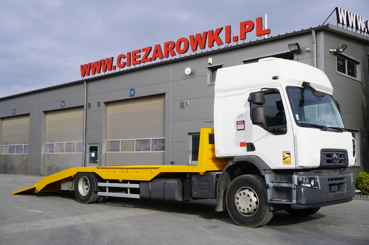 RENAULT D19 Wide Glob / 7.8 m NEW tow truck / 280 tho. km - Car transporter truck: picture 2 RENAULT D19 Wide Glob / 7.8 m NEW tow truck / 280 tho. km - Car transporter truck: picture 2