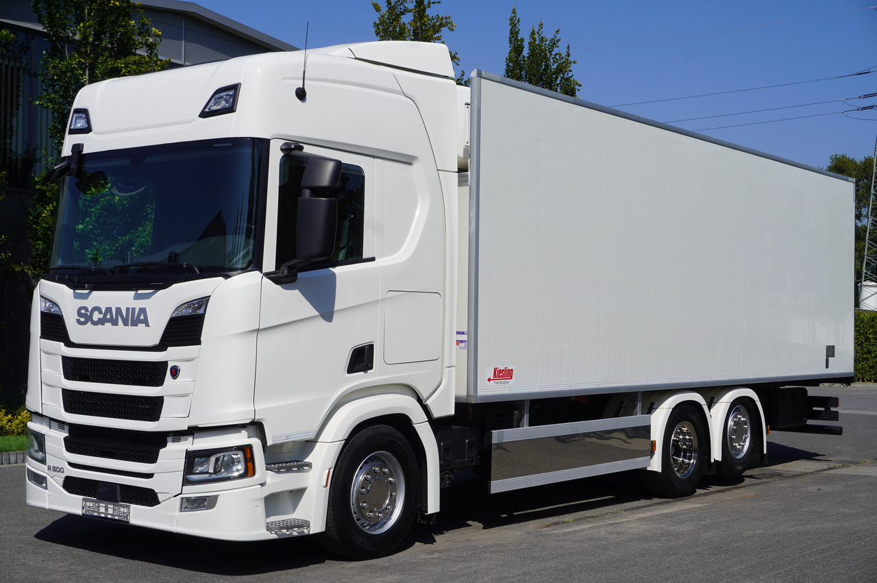 SCANIA R500 Hook-Up Refrigerated Truck KIESLING 20 EPAL / Carrier Supra 1250 Silent - Refrigerated truck: picture 1 SCANIA R500 Hook-Up Refrigerated Truck KIESLING 20 EPAL / Carrier Supra 1250 Silent - Refrigerated truck: picture 1