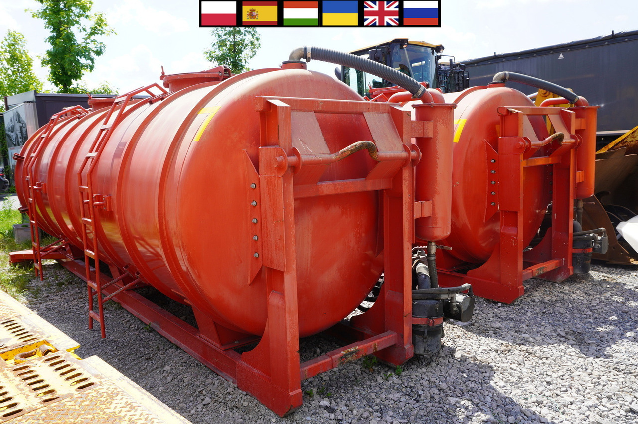 STAL UNUSED Septic barrel / 13000 l - Hook lift/ Skip loader system: picture 1 STAL UNUSED Septic barrel / 13000 l - Hook lift/ Skip loader system: picture 1