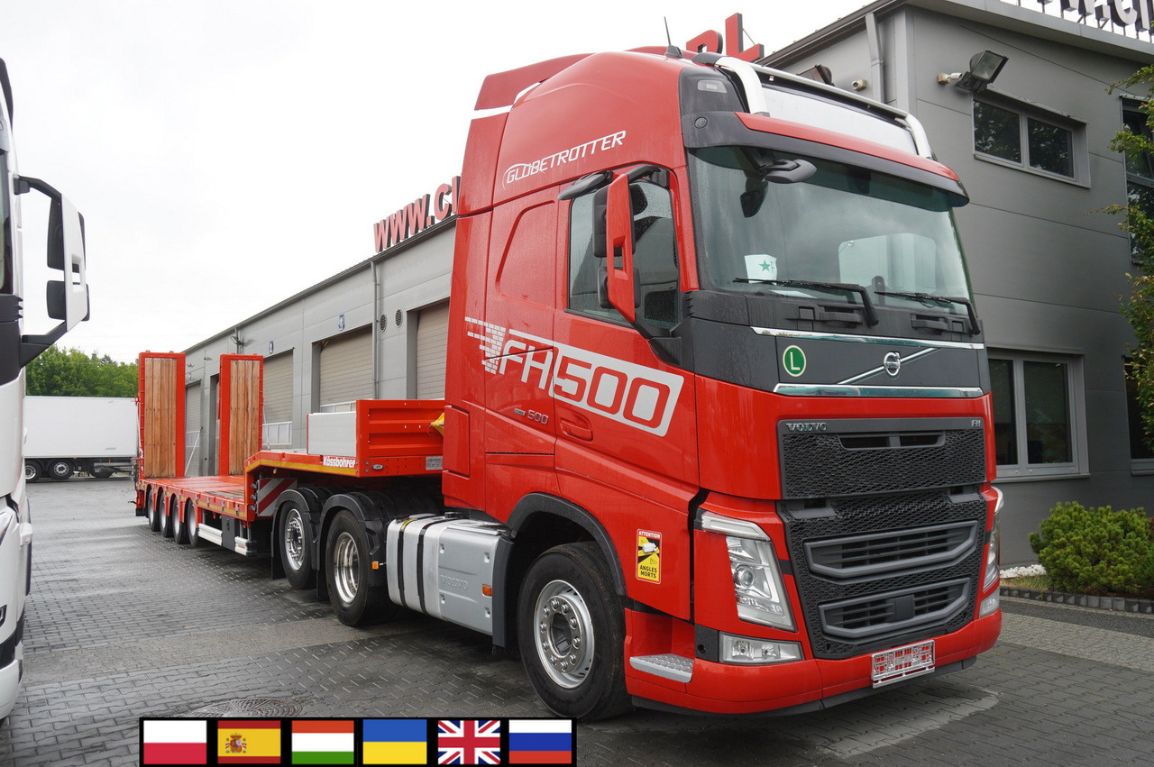 VOLVO FH 500 / BRAND-NEW Kässbohrer LB3E low-bed semi-trailer / 500 HP - Car transporter truck: picture 1 VOLVO FH 500 / BRAND-NEW Kässbohrer LB3E low-bed semi-trailer / 500 HP - Car transporter truck: picture 1