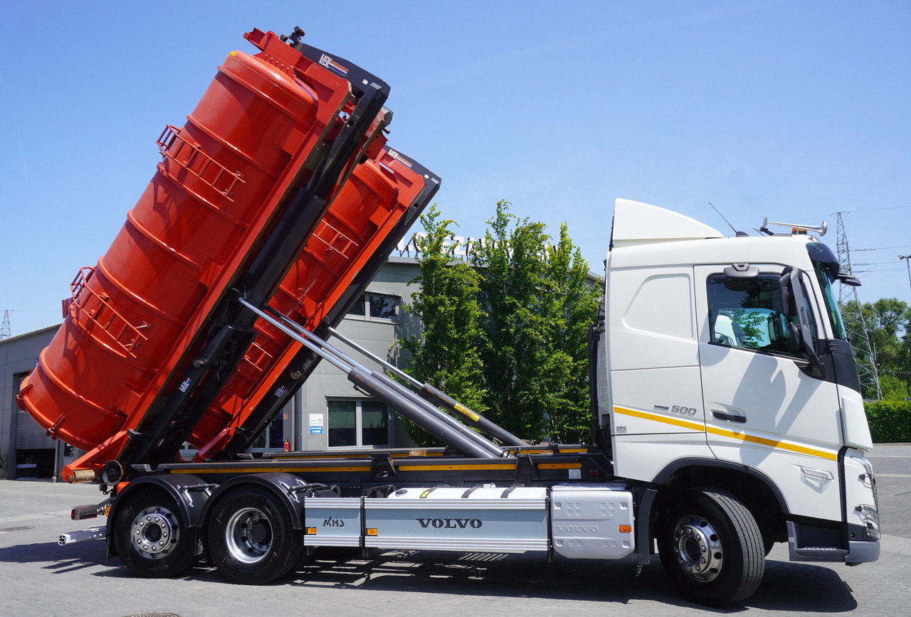VOLVO Volvo FH 500 / Septic barrel 13000 l / Hook lift 21 t / 2022 / 3rd axle steered / 2 units - Slurry tanker: picture 5 VOLVO Volvo FH 500 / Septic barrel 13000 l / Hook lift 21 t / 2022 / 3rd axle steered / 2 units - Slurry tanker: picture 5