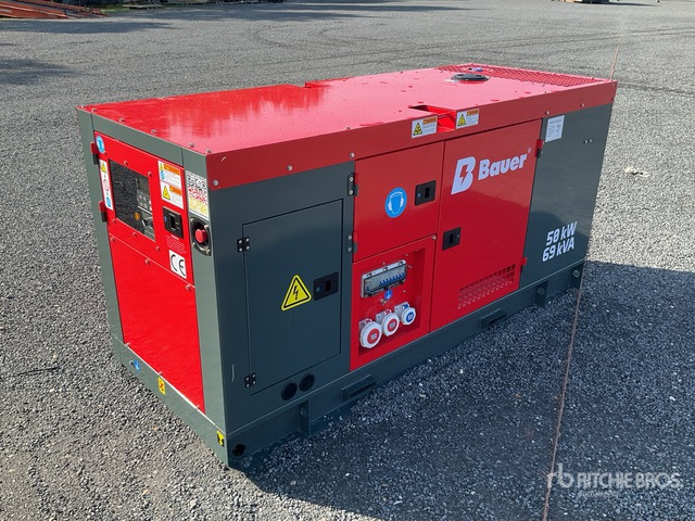 2025 Bauer Generatoren GFS-50 ATS 62.5 kVA (Unused) Generator Set - Generator set: picture 1 2025 Bauer Generatoren GFS-50 ATS 62.5 kVA (Unused) Generator Set - Generator set: picture 1