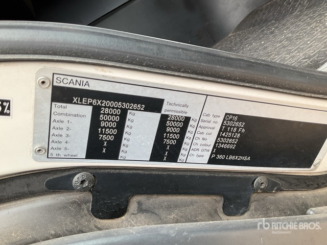 2012 Scania P360B 6x2 Hooklift Truck - Hook lift truck: picture 1 2012 Scania P360B 6x2 Hooklift Truck - Hook lift truck: picture 1