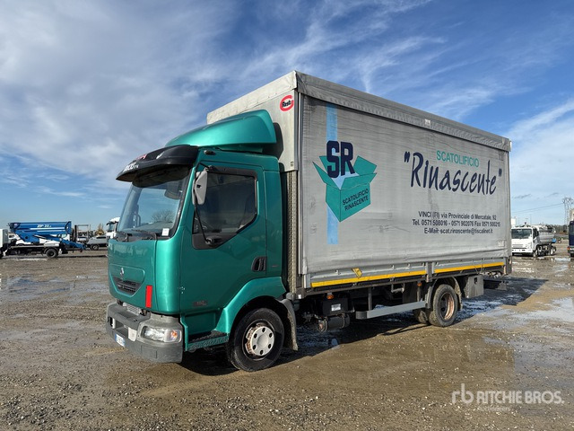 2004 Renault Midlum 4x2 Curtain Side Truck - Curtain side truck: picture 1 2004 Renault Midlum 4x2 Curtain Side Truck - Curtain side truck: picture 1