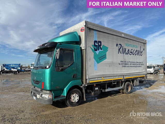 2004 Renault Midlum 4x2 Curtain Side Truck - Curtain side truck: picture 2 2004 Renault Midlum 4x2 Curtain Side Truck - Curtain side truck: picture 2